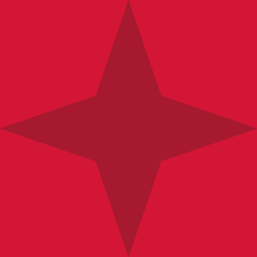 Red 4 Point Star